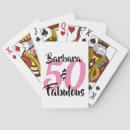 Search for 50th birthday playing cards 50 years old