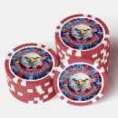 Recherche de aigle jetons poker Rouge blanc et bleu