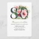 Search for 80th birthday invitations Stylish