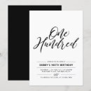 Recherche de centenaire anniversaire invitations Noir