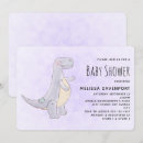 Search for dinosaur baby shower invitations Tyrannosaurus