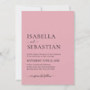 Search for pastel pink wedding invitations Simple