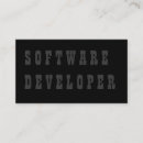 Search for programmer business cards Minimalist