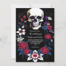 Search for elegant gothic wedding invitations Skull