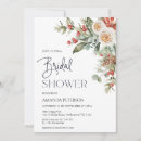 Search for holiday bridal shower invitations Red berries