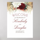 Recherche de burgundy floral wedding signs D'accueil