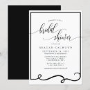 Search for frame bridal shower invitations Calligraphy