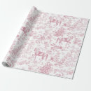 Search for pink and white pattern gift wrap Toile