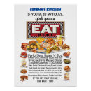 Recherche de nourritures posters Restaurant