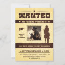 Recherche de voulu invitations Cowboy