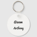 Search for groom keychains Black and white