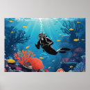 Search for scuba divers posters Ocean