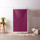 Search for hot pink and black fabric Geometric