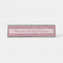 Search for rose gold name plates Blush pink