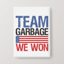 Search for garbage buttons Political