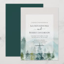 Search for pine tree wedding invitations Boho