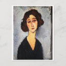 Recherche de portrait jeune femme cartes postales Peinture