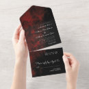 Search for passion invitations Black