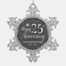 Search for 25th wedding anniversary ornaments Keepsake