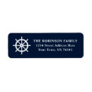Search for boat wheel return address labels Nautical