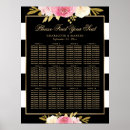Search for table assignment posters Black and white