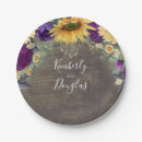 Search for fall wedding plates Sunflowers
