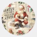 Search for santa claus father christmas stickers Retro