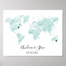 Search for watercolor world map posters Globe