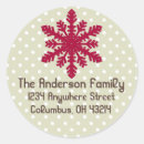 Search for snowflake address stickers Merry christmas