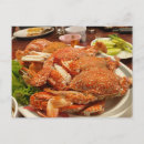 Recherche de crabe bleu cartes postales Fruits de mer