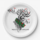 Recherche de christmas paper plates Vintage