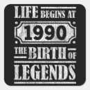 Search for 1990 stickers Birthday