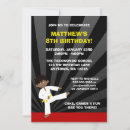 Search for taekwondo birthday invitations Party