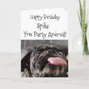 Search for pug birthday cards Party