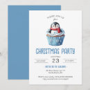 Search for penguin christmas invitations Modern