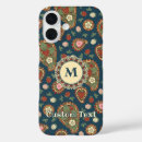 Search for floral paisley iphone cases Green