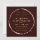 Recherche de circle invitations Feuille d'or