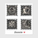 Recherche de timbres poste autocollants Vintage