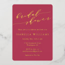 Search for gold foil bridal shower invitations Minimalist