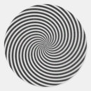 Search for black and white optical illusion stickers Swirl