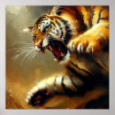 Search for endangered tigers posters Nature