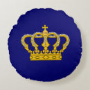 Recherche de bleu royal et or coussins Moderne