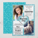 Recherche de cinderella invitations Bleu