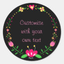Search for black frame stickers Flowers