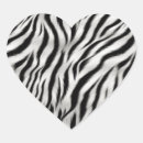 Search for animal print hearts stickers Zebra
