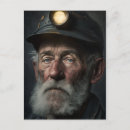 Recherche de mineurs cartes postales Miner