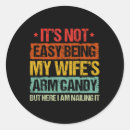 Search for best wife ever stickers Funny fathers day