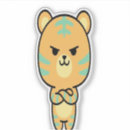 Search for cartoon tiger stickers Kawaii