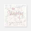 Search for rose gold wedding napkins Names
