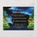 Search for stars engagement party invitations Space